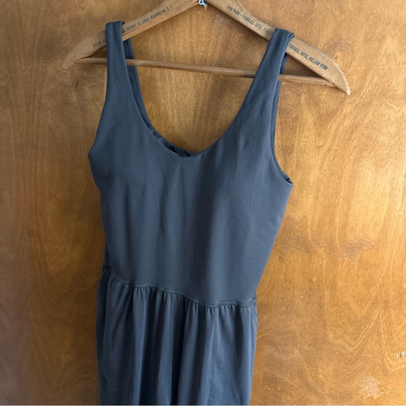 Aerie Offline Gray The Hugger Jumpsuit One Piece Lounge Active Athleisure Hiking - Picture 6 of 16